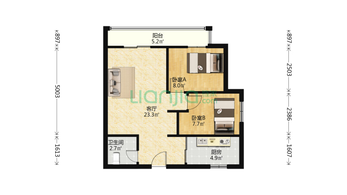 前进嘉园A区二手房实景图