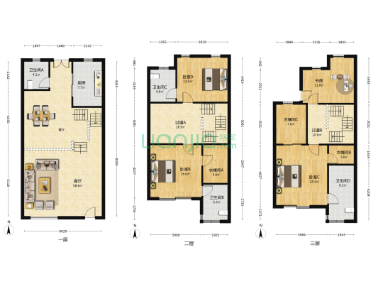 嘉宝梦之湾(别墅) 4室1厅4卫 289平方