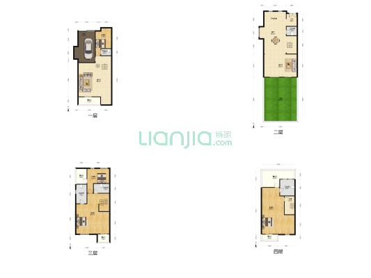 上置香岛原墅 4室3厅5卫 346平方