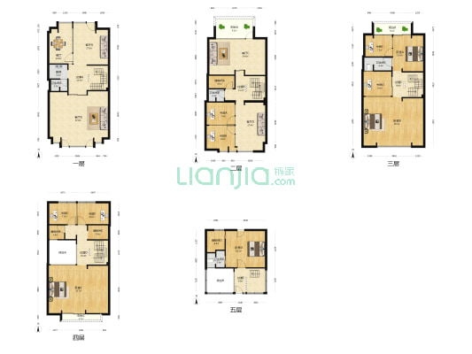特房尊墅 10室5厅4卫 215平方