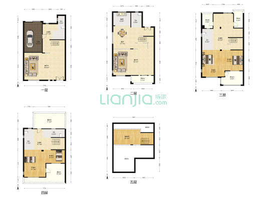 怡园 4室3厅5卫 355平方