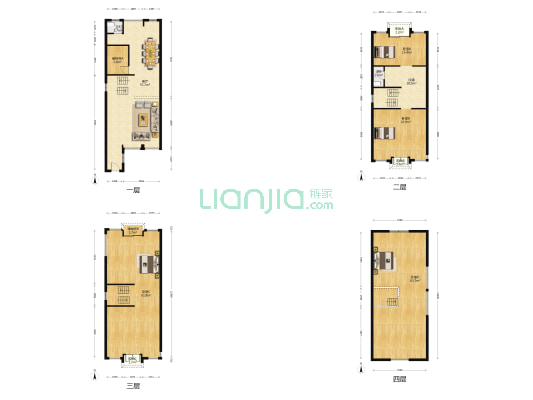 华立天地豪园 4室1厅2卫 199平方