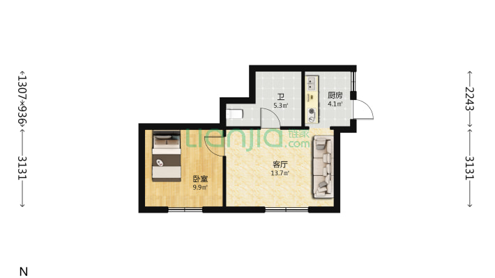 小柳树巷12号二手房实景图