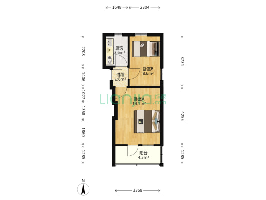 育红楼 2室0厅0卫 25平方
