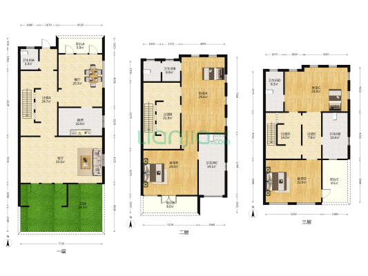 赞成良著  4室2厅5卫 315平方