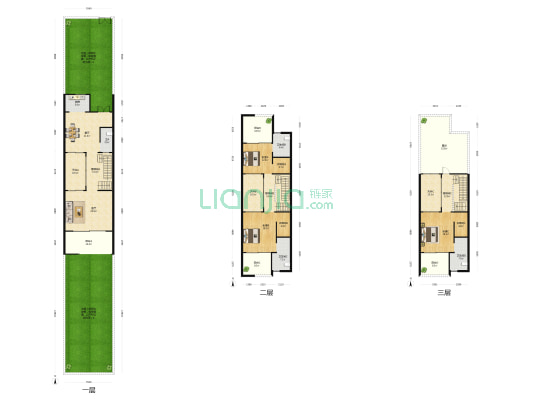 鲁能海蓝椰风D区 3室2厅4卫 218平方