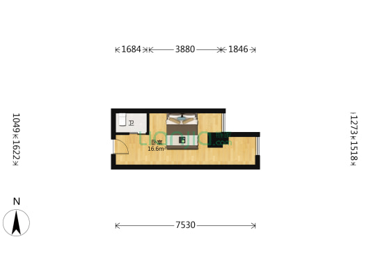 金宇大厦 1室0厅1卫 31平方