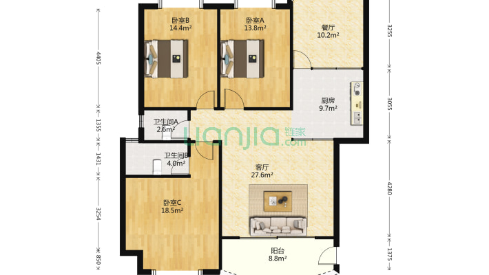 好顺景小区二手房实景图