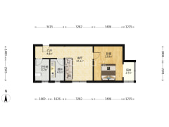 双塔街道 凯旋门电梯房 正规小两居居 毛坯房 房本满二-涿州鸿盛凯旋门户型图