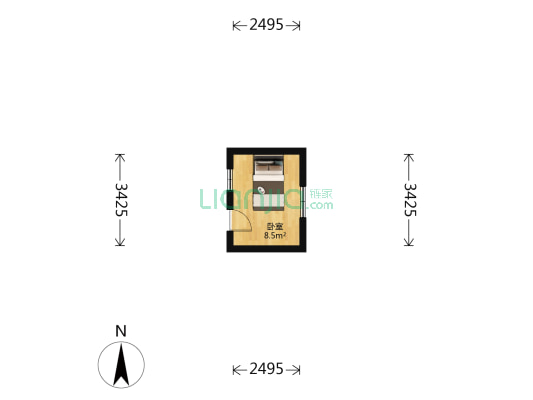 继德里 1室0厅0卫 11平方