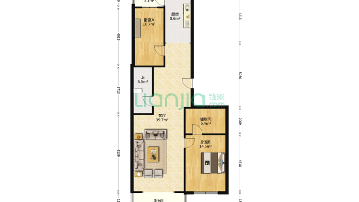 嘉和理工二手房实景图