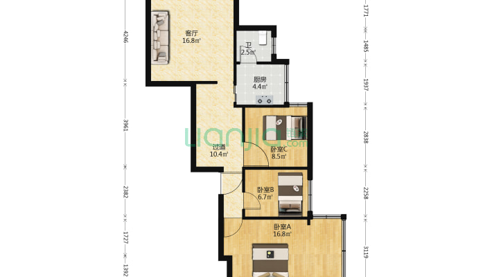 五柳街1号二手房实景图