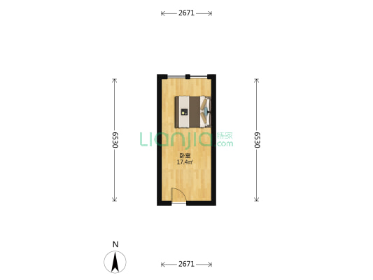 雅居乐雍景豪园雅舍 1室0厅0卫 31平方