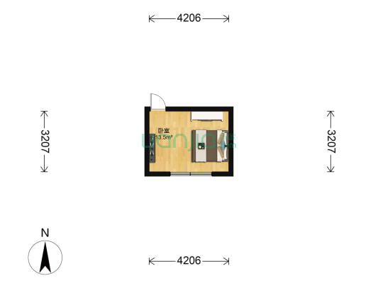 三店西路 1室0厅0卫 23平方