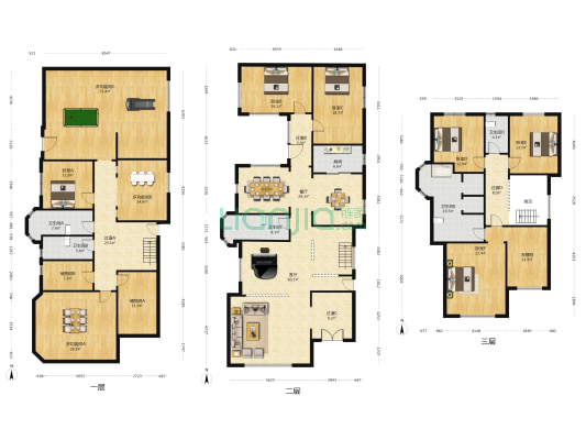 中体九号院 9室2厅5卫 265平方