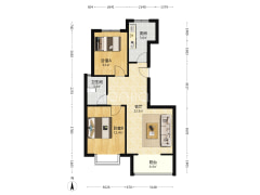 天地新城 简装  中高层 房本满五-涿州天地新城户型图