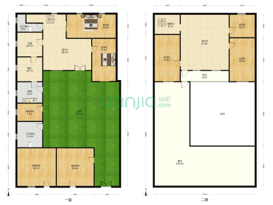 行政路西段88号 5室3厅2卫 372平方