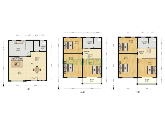 海事小区 6室1厅3卫 240平方
