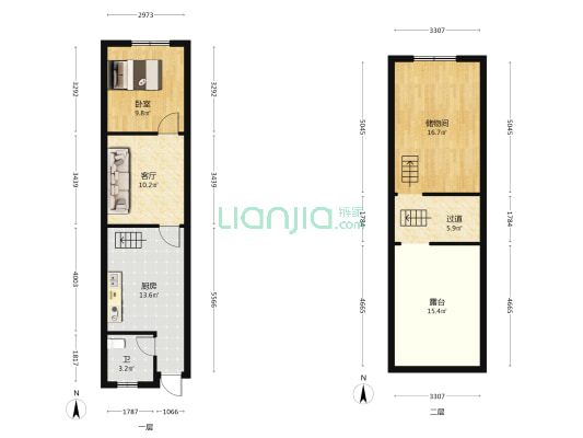 检察院家属院. 1室1厅1卫 50平方