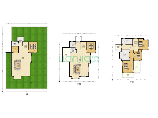 依山郡 5室2厅5卫 232平方