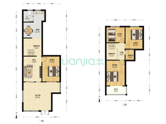 金鑫巷二条 4室1厅1卫 99平方