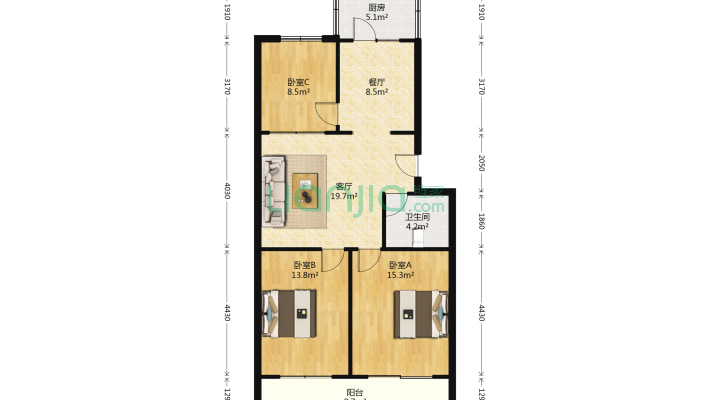 百货公司宿舍(杏花岭区)二手房实景图
