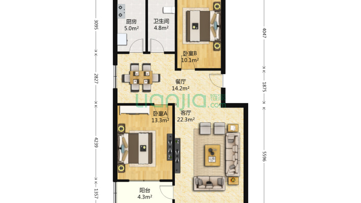 北工村二手房实景图