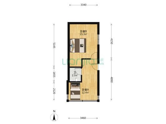 慈庵巷51号 2室0厅1卫 33平方