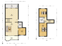 楼间距大，公摊小，集体供暖，居住舒适-涿州涿州市农行生活小区户型图
