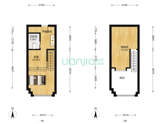 毅达中心 1室0厅1卫 35平方