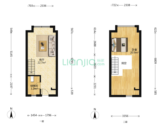 碧桂园云空间 1室1厅0卫 40平方