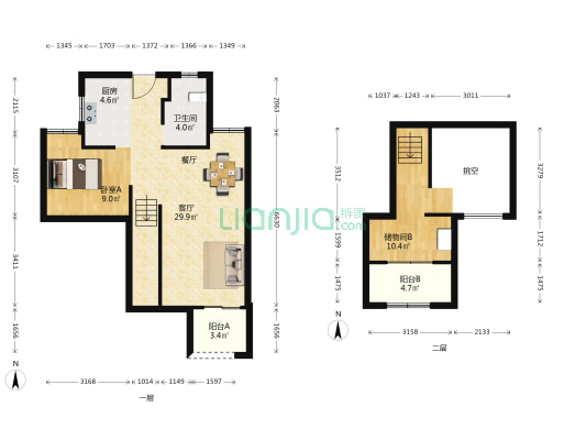 三盛璞悦湾 1室1厅1卫 76平方