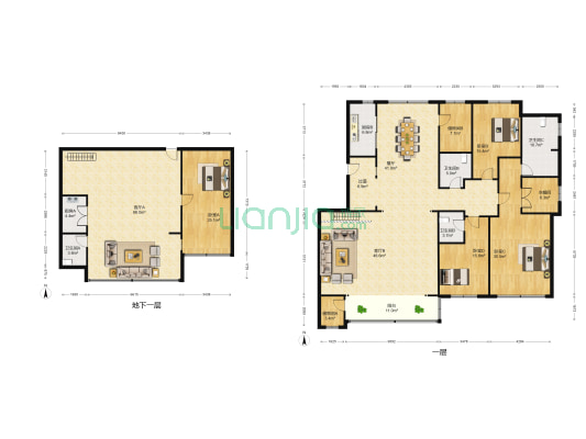 燕玺台 4室3厅4卫 383平方