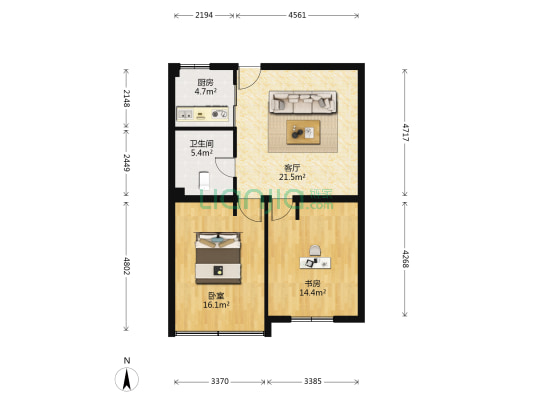 东浦一区 2室1厅1卫 79平方