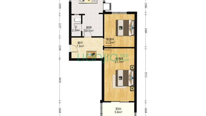 省交通厅二手房实景图