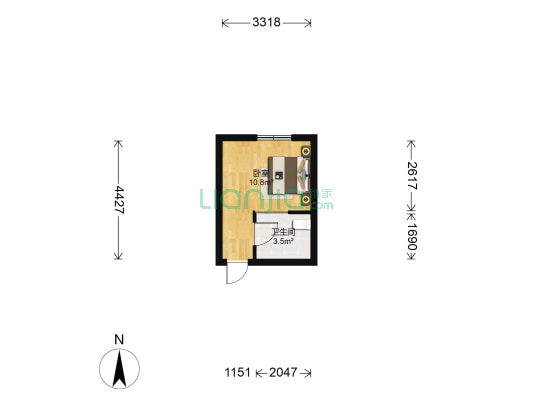 赣东北大道27号 1室0厅1卫 106平方