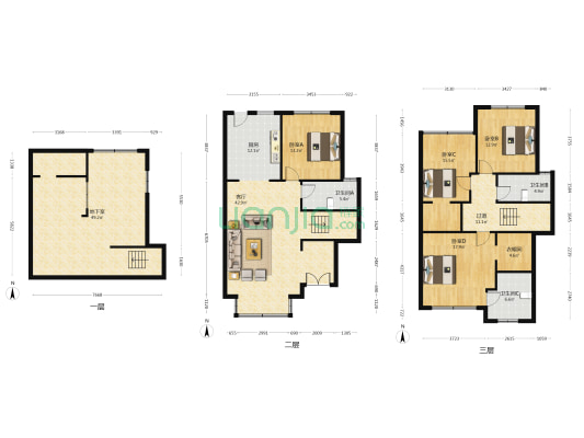 观龙湖 4室1厅3卫 180平方