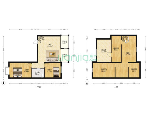 和春里 2室1厅1卫 108平方