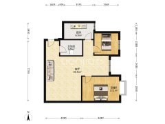 宜佳旺广场旁，838沿途，总价低，地段优越-涿州范阳公寓户型图