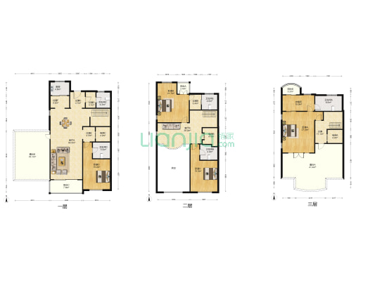 合生杭州湾国际新城别墅一期 4室2厅5卫 467平方