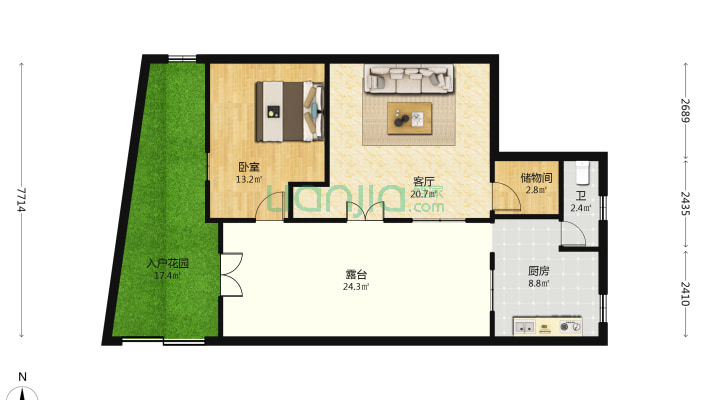 勒流单家东风社区二手房实景图
