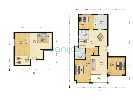 古北尚公馆 4室3厅2卫 199平方