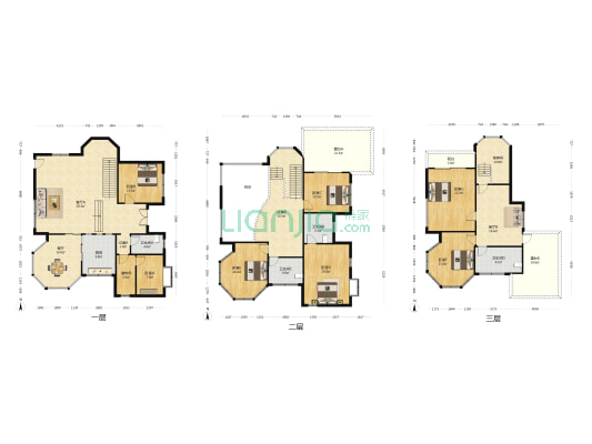 新天地别墅区 7室3厅4卫 375平方