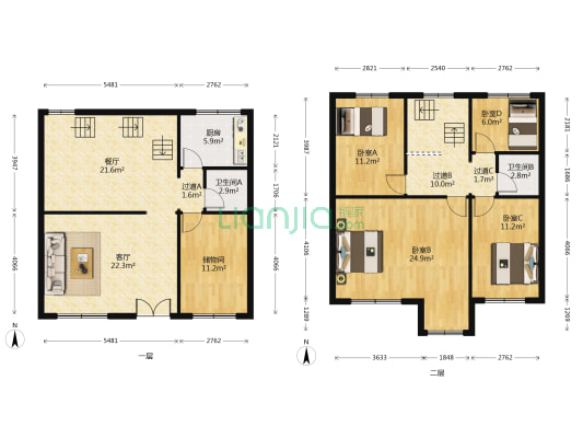 文化大街17号 4室2厅2卫 162平方