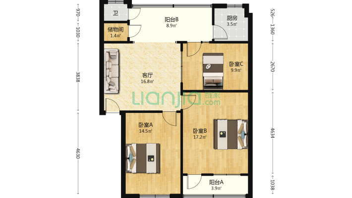 和兴街3号二手房实景图