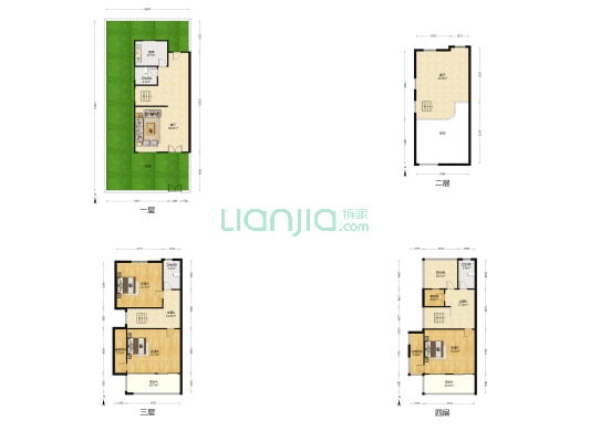 上河原墅 3室2厅3卫 248平方