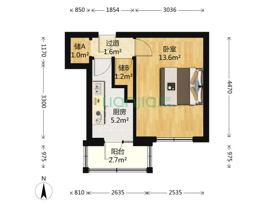 东圈小区 1室0厅0卫 35平方