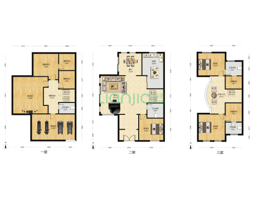 南郊别墅(别墅) 3室3厅4卫 368平方