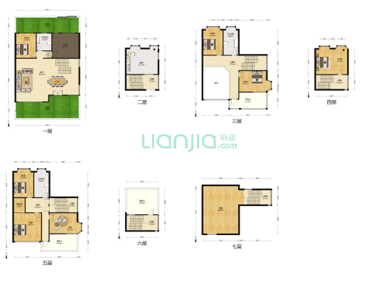 蠡景花园 7室1厅3卫 222平方