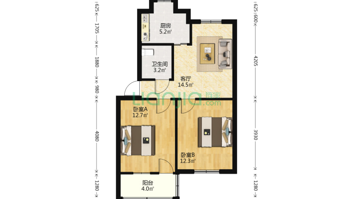 饲料厂家属院二手房实景图